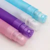 5ML 5G Tube en plastique givré vide bouteilles de parfum rechargeables vaporisateur pour voyage et cadeau, Mini stylo Portable