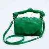 Boodschappentassen 2021 Nieuwe aankomst Leer Spring Green Soft Leather Pu Mini Handheld Schouder Messenger 220304