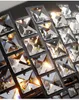 Modern svart ljuskrona ljuskristaller lyser enkelt design Rustik runda LED-ljuskronor i vardagsrummet Sovrum