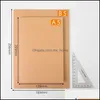 Anteckningar Anteckningar Office School Supplies Business Industrial Kraft Paper Notebooks Ämne Notebook 68 Sidor A5 Size Travel Journal Set Drop Drop