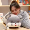 40-70cm Soft Love Pig Mouse Hamster Pleush Pillow recheado animal almofada de animal chinês Mouse Toy Toy Doll Birthday Presente LJ201126