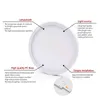 Panneau lumineux LED circulaire haute luminosité 6 W 9 W 13 W 18 W 24 W plafonnier LED monté en Surface AC 85-265 V lampada lampe à LED W220307