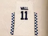 Пользователь #11 John Wall Basketball Jerseys Kentucky College Jersey White Stitched Настройка любого номера имя мужчины женщины молодежь xs-5xl