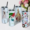 Amerikaanse lokale magazijn mokken blanco sublimatietumbler 20oz rechte tuimelaar cups roestvrij staal slanke ge￯soleerde taps toelopende bier koffie