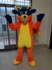 Hot High Quality Real Pictures Fox Mascot Kostym Gratis frakt