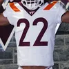 NCAA College Virginia Tech Hokies VT Football Jersey Kyron Drones Grant Wells Bhayshul Tuten Jaylin Lane Keli Lawson Antwaun Powell-Ryland Da'quan Felton kansler