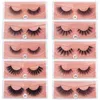 Nieuwe 10Styles 3D mink wimper Natural False wimpers zachte make -up wimpers extensie make -up nepoogwimpers 3D Series5682933