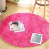 Fluffy Round Rug Carpets for Living Room Decor Faux Fur Rugs Kids Room Long Plush Rugs for Bedroom Shaggy Area Rug Modern Mats LJ200819