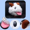 Intero 25 cm Simpatico gioco League of Legends PUAL LOL Limited Poro Peluche ripiene Kawaii Doll Topo bianco Cartoon Baby Toy6662054