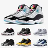 Chaussures de basket-ball 6 6s Six Rings Cool Grey Concord Bred Green Gym Red Space Jam Hommes Nakeskin Retros Sneakers