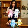 Gevulde pluche dieren speelgoed geschenken 30 cm lichtgevende gloeiende teddybeer vod poppen led licht kinderen adt kerstfeest voorkeur zee aaa879 drop delive