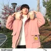 Koreańskie privathinker męskie zimowe ciepłe kurtki parka zagęszcza mężczyzn zwykłe duże płaszcze 5xl Plus size Man Parkas Odzież 201027 S