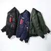 폭격기 자켓 남자 플러스 사이즈 파일럿 자켓 군사 봄 가을 재킷 큰 크기 코트 chaqueta hombre 남성 lj201013