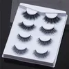 4 Pairs Mix Styles False Eyelashes Faux 3d Mink Eyelashes Soft Fluffy Eyelash Extension Natural Long Full Strip Lashes Makeup Eye Lashes