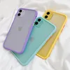 Mint Eenvoudige Matte Bumper Telefoon Case Voor Iphone 11 Pro Xr X Xs Max Se 6S 6 8 7 plus Shockproof Soft Tpu Siliconen Clear Case Cover