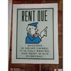 Schilderijen Unframed/Alec Monopoly "Rent Due" HD Canvas Print Home Decor Wall Art Paintin Qylsrh Packing2010