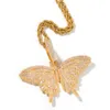 Ny populär handgjord koppar fjäril hängsmycke halsband för män kvinnor älskare gåva
