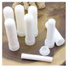 Inhaler Stick Essential Oil Aromatherapy White Nasal Inhalator Tubes Puste puste Nasals Inhalatory do olejów Nos