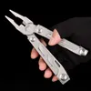 Splitman multitool dobrável faca alicate multi ferramentas alicates de pesca camping ao ar livre EDC ferramenta de aço inoxidável faca de fenda bit Y200321