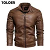 mens leather bomber jacket collar