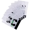 100pcs/lot Cute Panda Cartoon Biscuit Bag Plastic Candy Cookie Food Cake Bags Box Gift Packaging Bag Wedding Party Decor Supply
