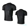 Camisa acolchoada de compressão, equipamento de proteção para futebol, rugby, basquete, protetores de peito, shorts de proteção para goleiro, joelheiras elb8591703