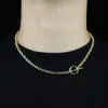 Nowy Trend Moda Złoty Kolor Długi Naszyjnik Geometryczny Metalowy Łańcuch Regulowany Naszyjnik Dla Kobiet Dziewczyny Party Biżuteria Ślubna 41cm Drop Ship