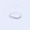 3 kleuren Sparkling Wishbone Ring Rose goud geel vergulde trouwring voor 925 zilveren CZ diamanten ringen met doos1567781