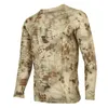 Männer Camouflage Langarm QuickDry Shirt Constrictor Pattern11951620