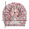 Spädbarn Baby Boys Girls Florals Hat Donut Headwear Child Toddler Kids Beanies Turban Hats Babies Hat 7 Färger