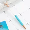 DIY Zelfvulling Lege Tube Ballpoint Pens Big Diamond Stijl Metalen Pen Signature Reclame Briefpapier Kantoorbenodigdheden Schrijven Geschenken