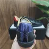 Yeni Kişilik Rahat Ayakkabılar chaussures Ayakkabı En Kaliteli Hakiki Deri Erkek Kadın Rahat Sneakers Yeşil Kırmızı Şerit Scarpe