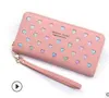 Woman 2019 New Korean Version Multifunctional Cute Small Change Wallet Folding Leather Short Wallet Tide AA220228