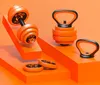 Регулируемая гантель набор Kettlebell Muscle Упражнение Упражнение Упражнение Вес подъем Тренажерный зал Фитнес-оборудование Интернет-магазины Три варианта