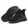 New exhibition fashion Work Safety Shoes Men's Steel Toe Cap Protective Indestructible Boots Plus Size sneakers 201223