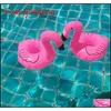 Uppblåsbar leksaksdrycker kopphållare vattenmelon flamingo pool floats caasters flotation enheter för barn pool strand party bad leksak fcmm6