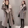 모피 코트 여성 겨울 코트 코트와 재킷 여성 가짜 모피 따뜻한 재킷 고품질 201212