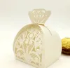 2022 Новая свадьба FABLE CANDY BOX LASER Graved Hollow Подарочная коробка Party Favors Creative Butterfly Chocolate Box может положить 1 шт. Apple