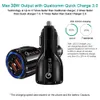 Hot Koop Auto Charger 5 V 3.1A Snelle lading Dual USB Snel opladen voor iPhone Samsung Huawei Xiaomi Moto Tablet met retailpakket