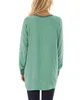 T-shirt da donna T-shirt da donna a maniche lunghe con stampa leopardata in cotone T-shirt moda primavera autunno inverno