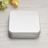 100 Pcs Square Tin Box for Condom Packing Box Jewelry Metal Storage Boxes Small Gift Box Size 70x70x23mm SN2041