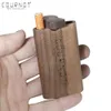 COURNOT High Quality Natural Wood Dugout With Ceramic One Hitter Bat Pipe 4678 MM Mini Wooden Dugout Box Smoke Pipes Accessories7181707