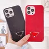 mit Box Luxus Dreieck Design Handyhüllen für iPhone 13 13pro 12 Mini 12pro 11 Pro Max X Xs Xr 8 7 Plus Leder Haut Rückseite Shell Cover