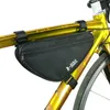 Hot Cycling Front Bag Waterproof Outdoor Triangle Bicycle Front Tube Fram Bag Mountain Bike Pouch Bike Fram Bag Accessories
