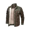 QSuper Herren Warme Jacke Fleece Dicker Armeemantel Herbst Winterjacke Männer Slim Fit Kleidung Herren Markenkleidung 220212