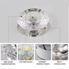 Plafonniers 3W LED Cristal Lumière Ronde Couloir Luminaire De Luxe Lampe Blanc Chaud Coloré Éclairage Intérieur Luminaires