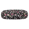 Rectangle Dustproof Anti Scratch Storage Box Floral Printed Protective Sunglasses Cotton Linen Eyeglass Case Soft Liner Protable1