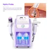 Microcorrente Ultrassonic Hydro Microcurrent Microcurrent LED Skin Scrubber Quente Fria Cuidados Facial Beauty Equipamento