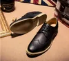 새로운 가죽 브로그 망 아파트 신발 케일 남성 옥스포드 패션 브랜드 드레스 신발 남성 신발 DH24