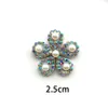 Sewing Accessories Clothing Stickers A-Z Alphabet Embroidery Pearl Patch Rhinestone Letter Sew On Patches Garment Applique